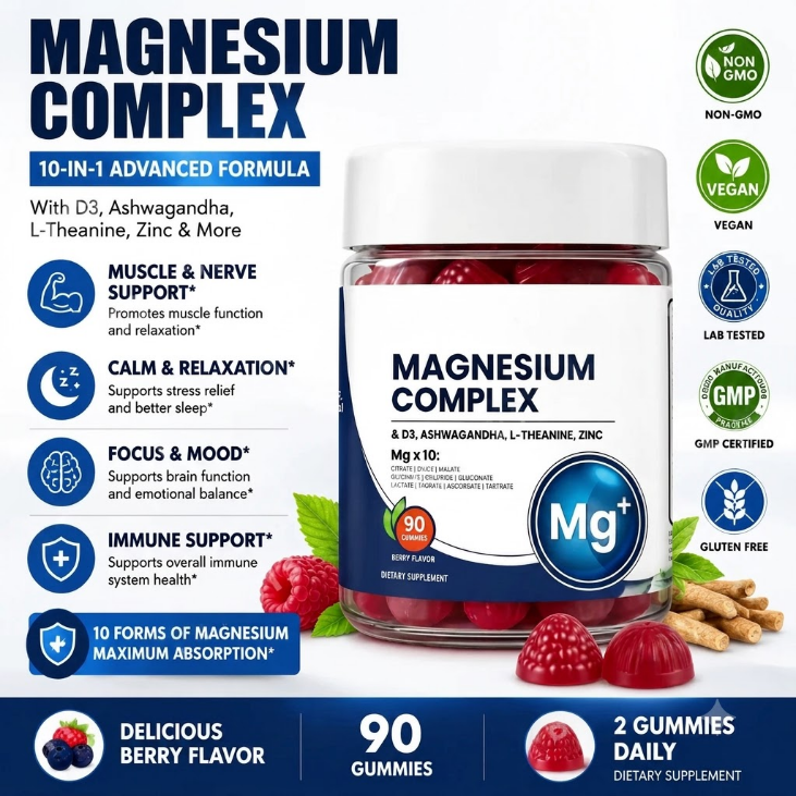 Magnesium Gummies 14-in-1
